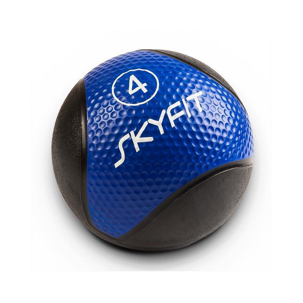 фото Медицинский мяч 4 кг skyfit sf-mb4k черный-синий