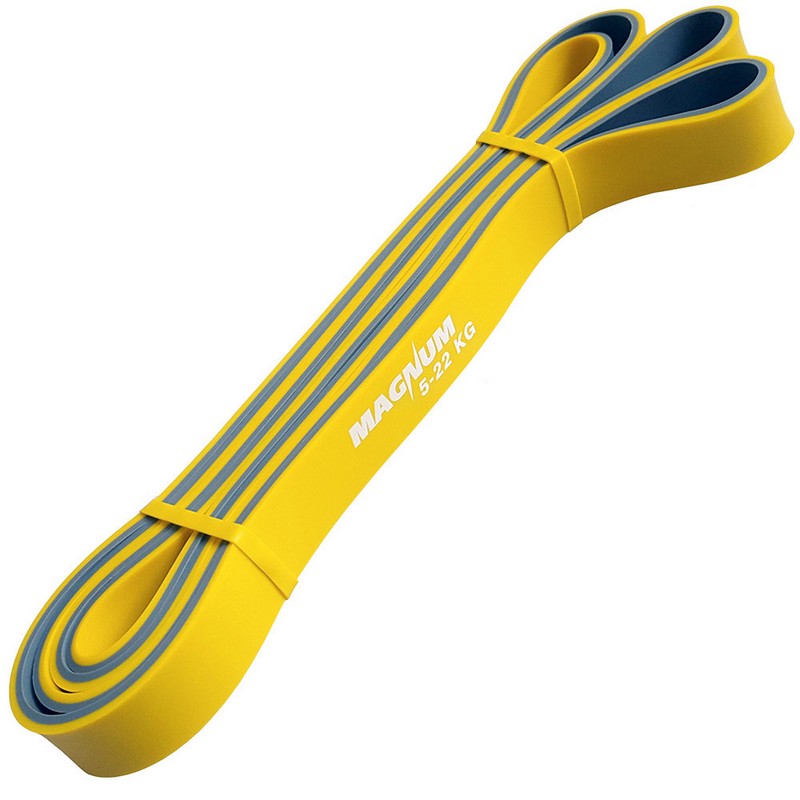 Купить Эспандер Sportex Резиновая петля 20mm (серо-желтый) MRB200-20,