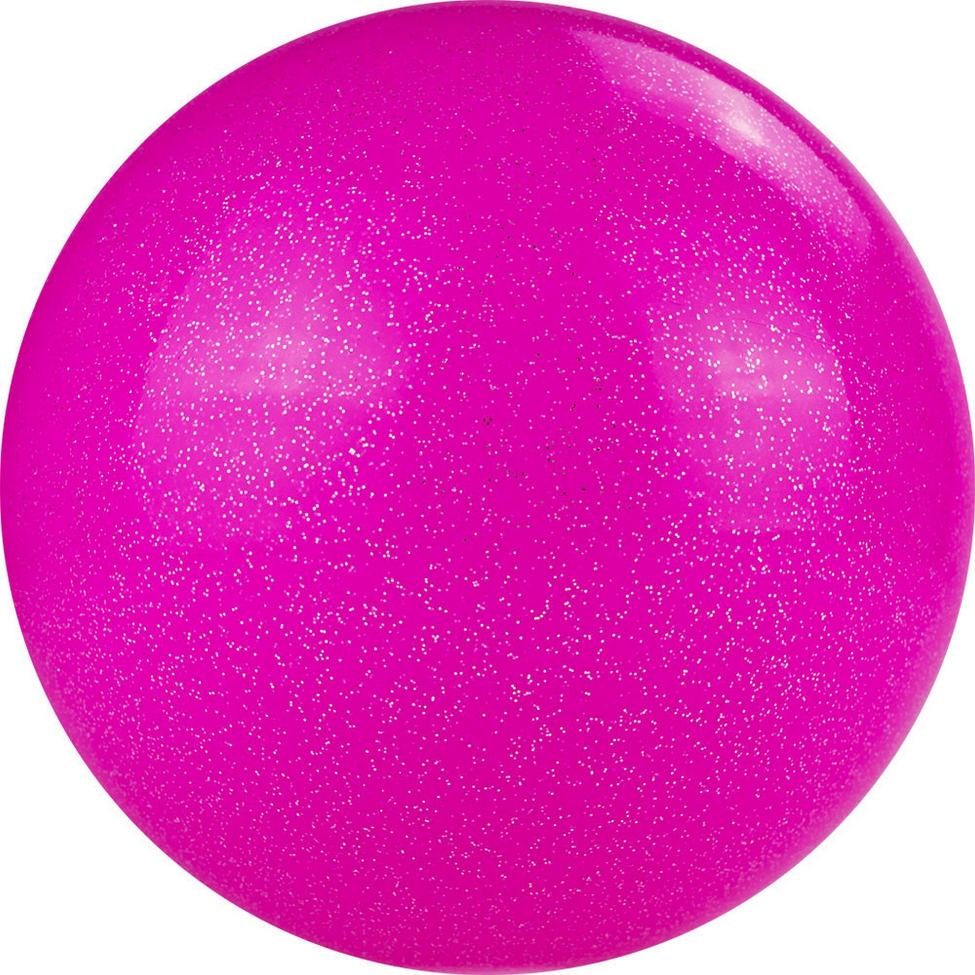 фото Мяч для художественной гимнастики d19 см torres пвх agp-19-10 розовый с блестками