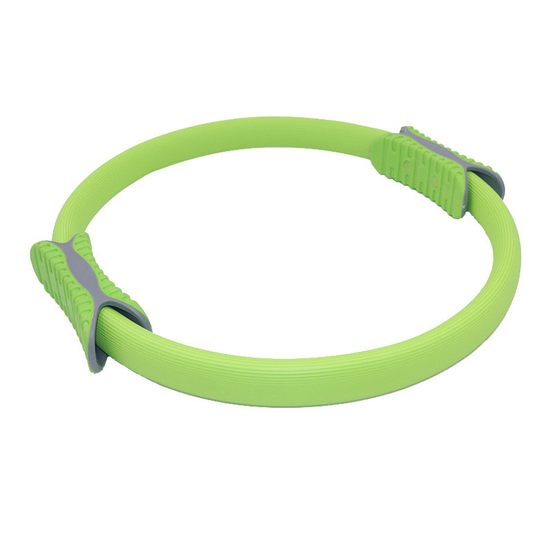 Кольцо эспандер для пилатеса Sportex 38 см B31278-3 зеленое - фото 1