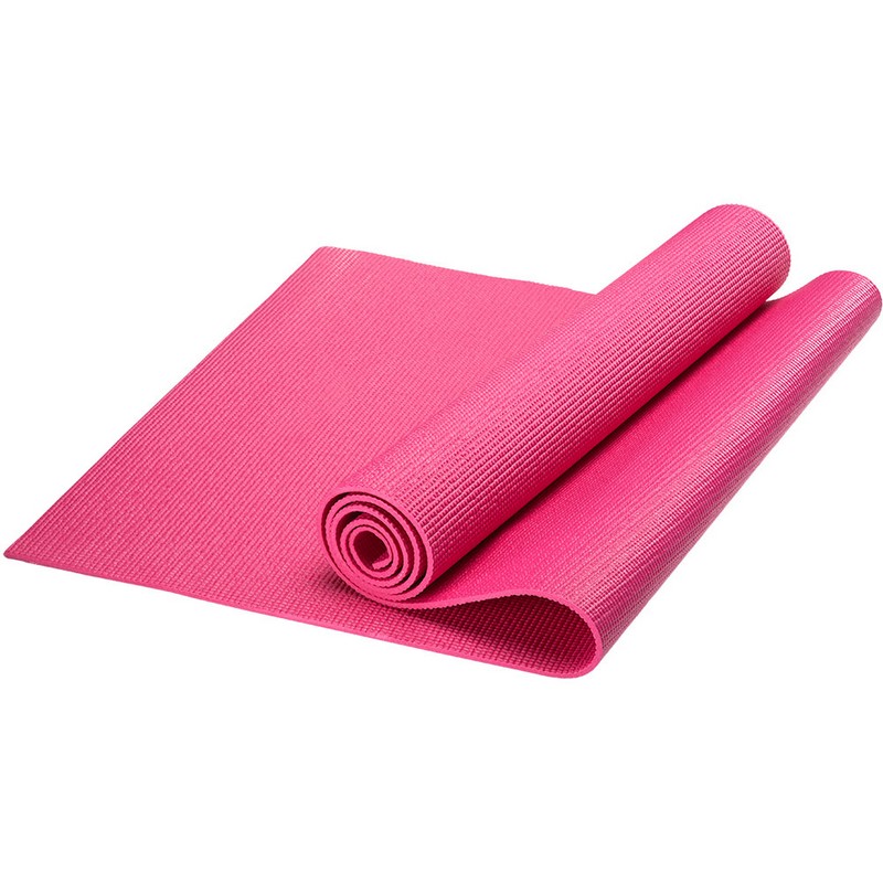 Купить Коврик для йоги Sportex PVC, 173x61x0,8 см HKEM112-08-PINK розовый,