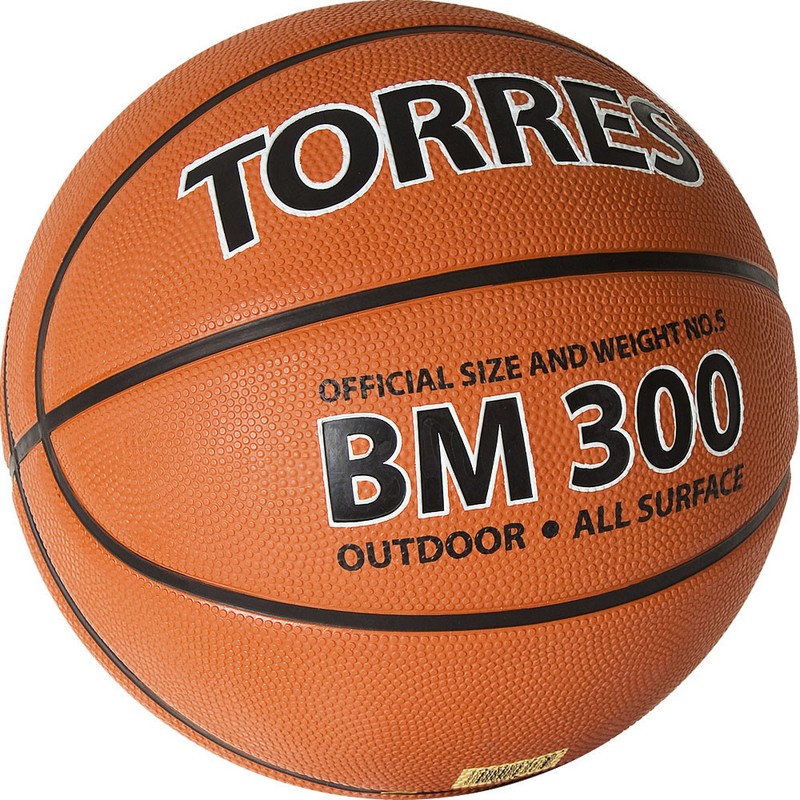 фото Мяч баскетбольный torres bm300 b02015 р.5