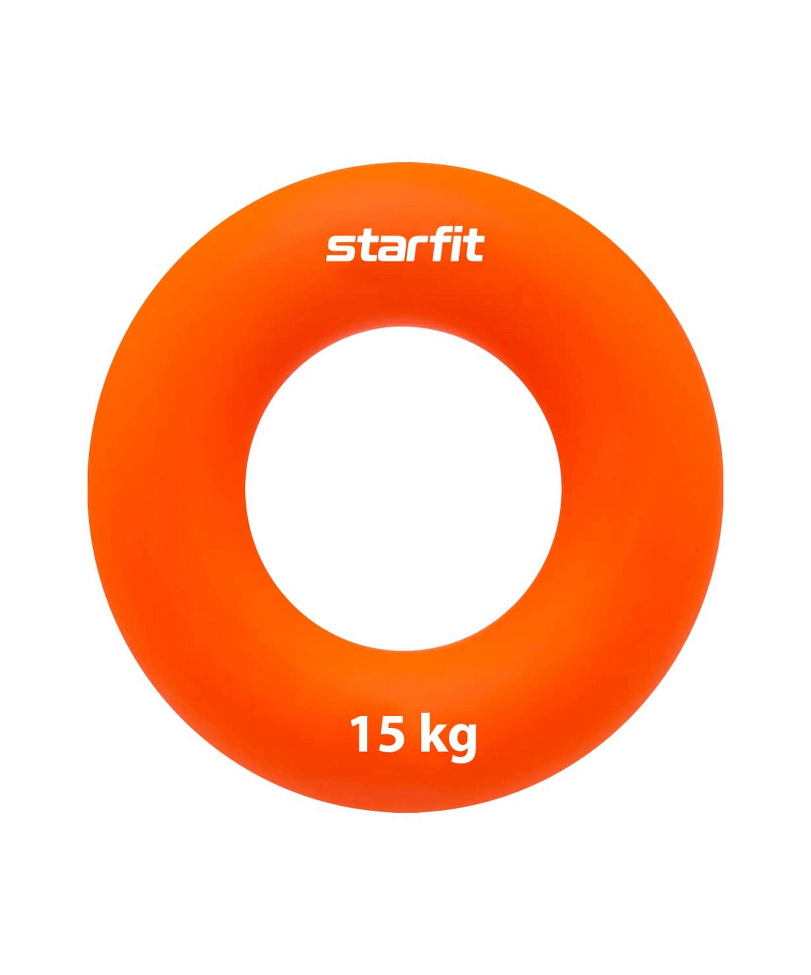 Эспандер кистевой Star Fit Кольцо, d7 см, 15 кг, силикогель ES-403 оранжевый