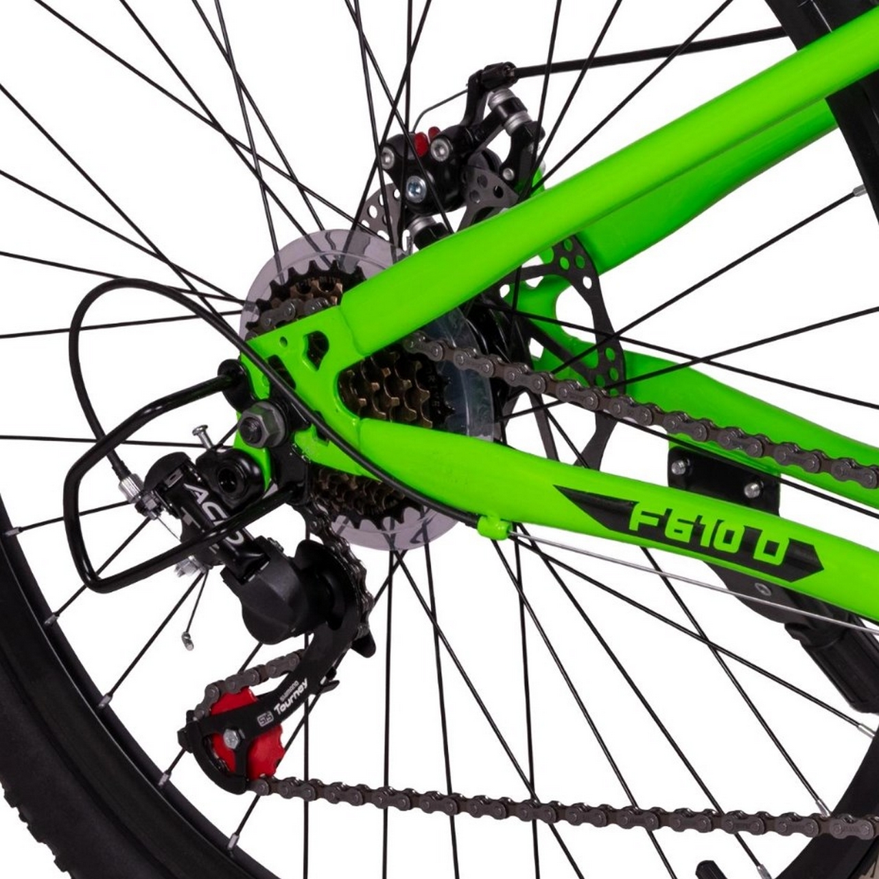 Велосипед 26" Acid F 610 D Neon 053961 Green\Black 1281_1280
