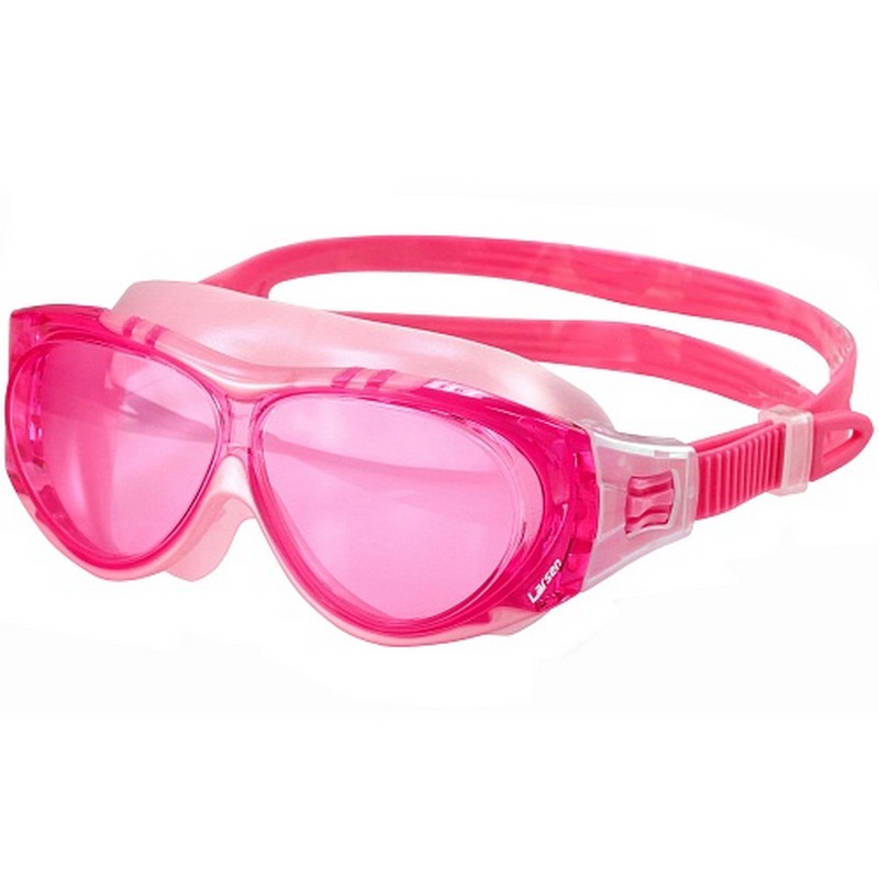 Купить Очки для плавания детские Larsen DK6 розовый,