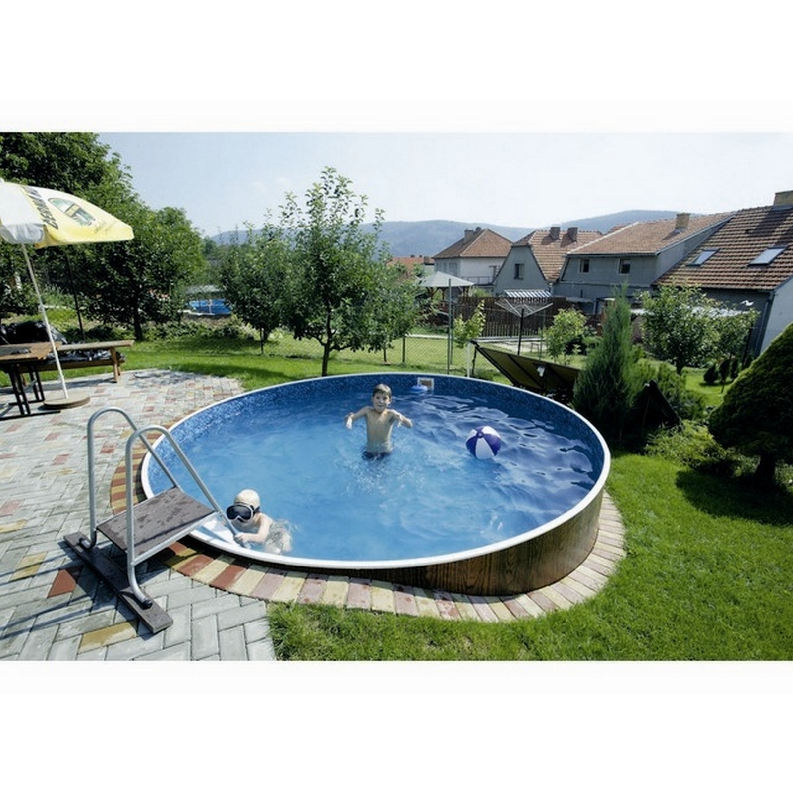 Морозоустойчивый бассейн Azuro 402DL, круглый 4,6х1,2 м Comfort 1600_1600