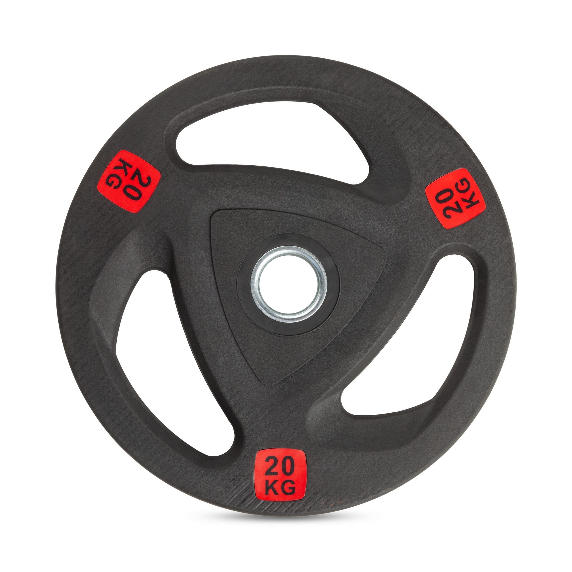 Диск 51мм обрезиненный с 3-мя хватами 20кг VictoryFit VF-ST51200 2000_2000