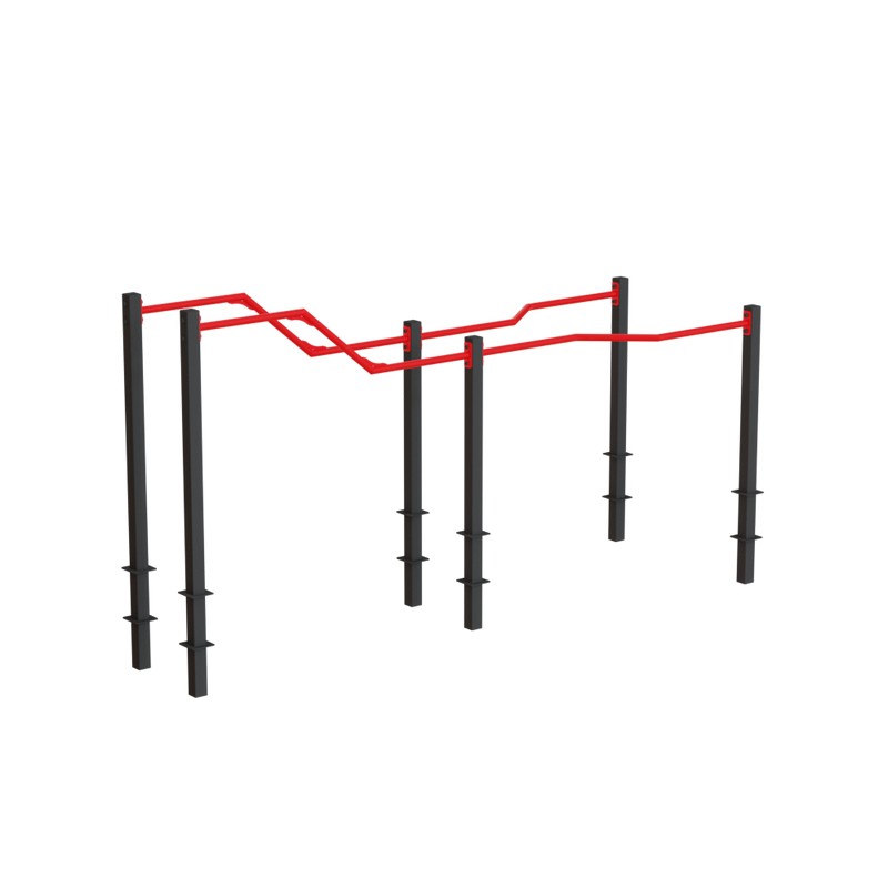 

Брусья разноуровневые Iron King S608