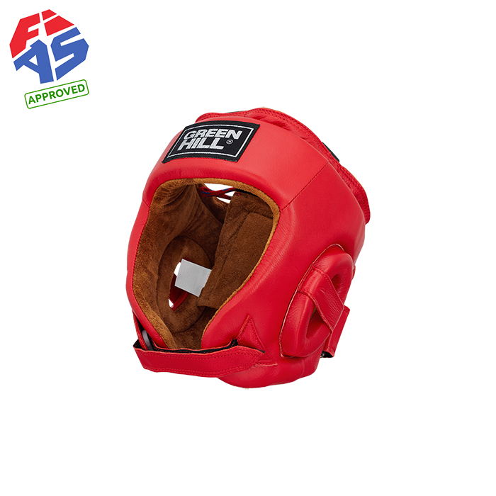 Купить Шлем для самбо Green Hill Five star FIAS Approved HGF-4013fs, красный,