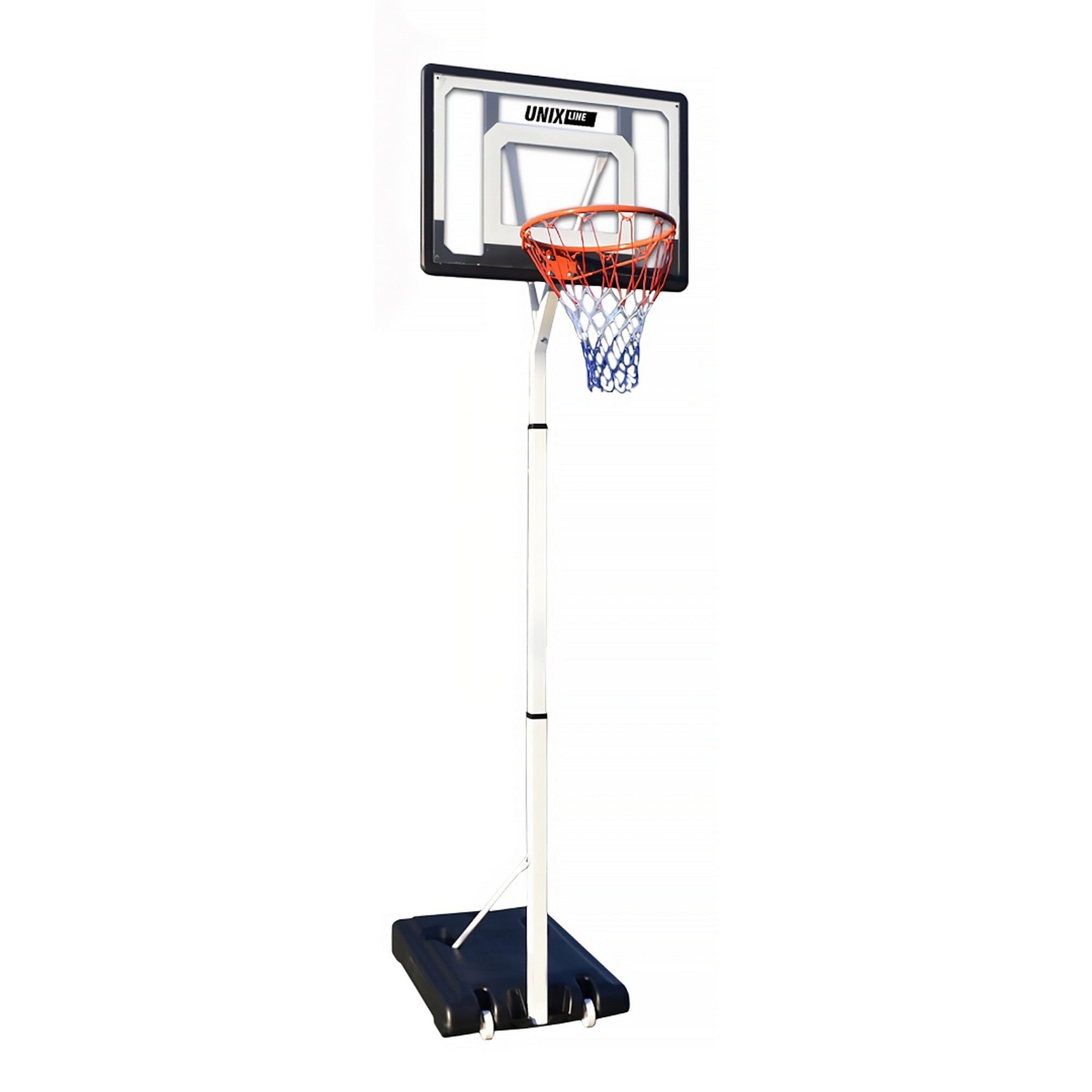 Баскетбольная стойка Unix Line B-Stand 32"x23" R45 H210-260cm BSTAS260WB 2000_2000