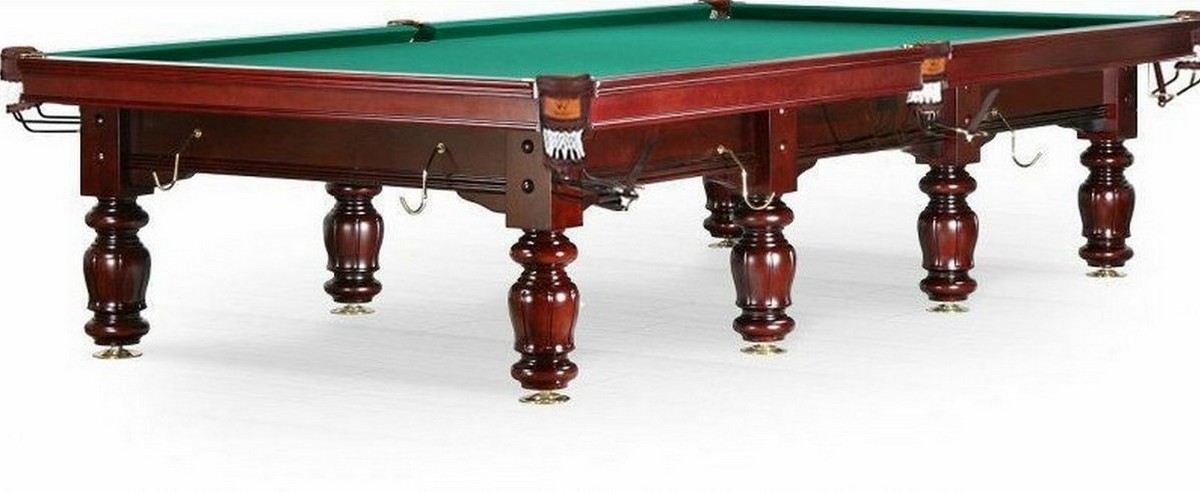 фото Бильярдный стол для русского бильярда weekend classic ii 12 ф 55.996.12.0 массив ясеня, цвет махагон
