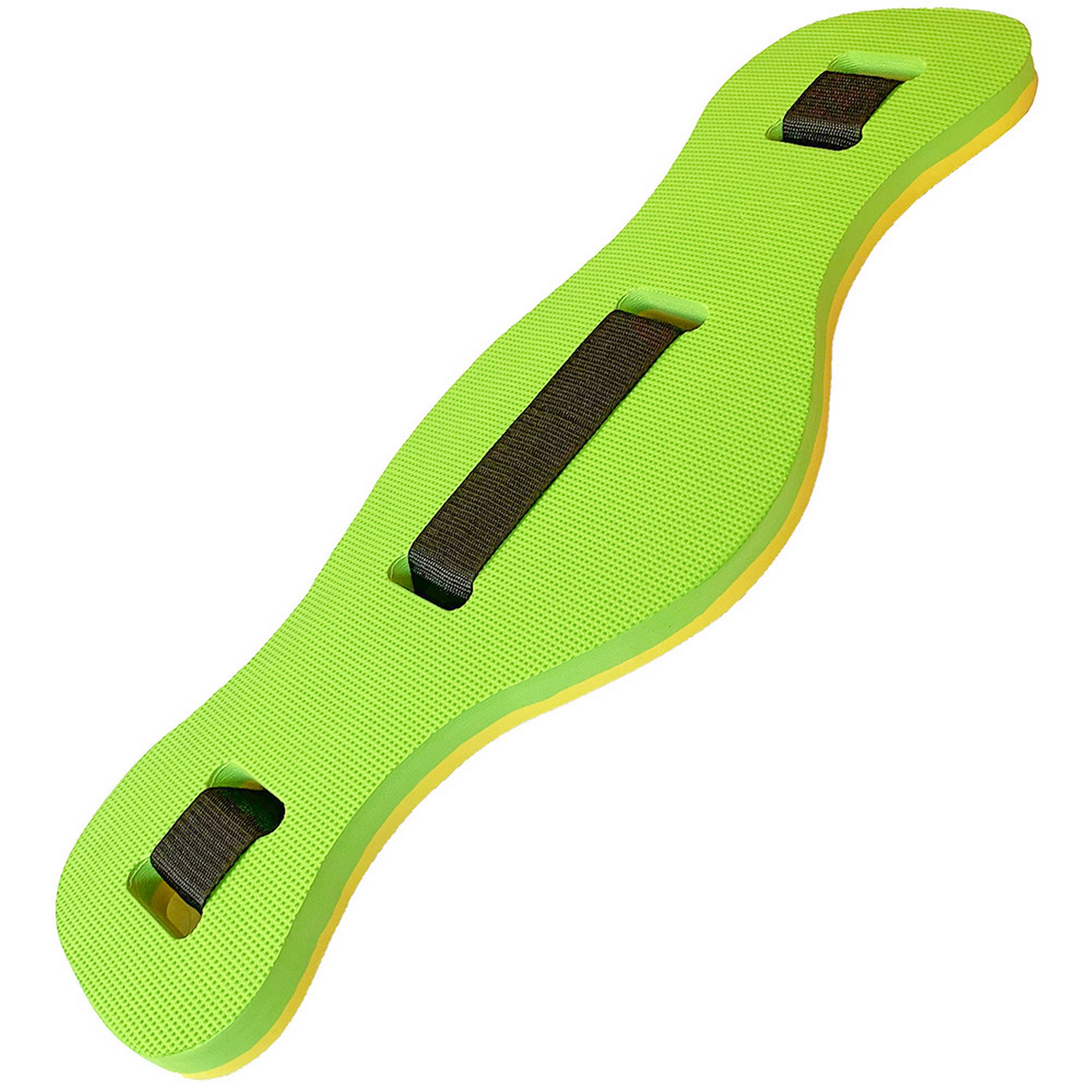 фото Пояс страховочный sportex 2-х цветный 72х22х4 см для аквааэробики e39342 зелено\желтый