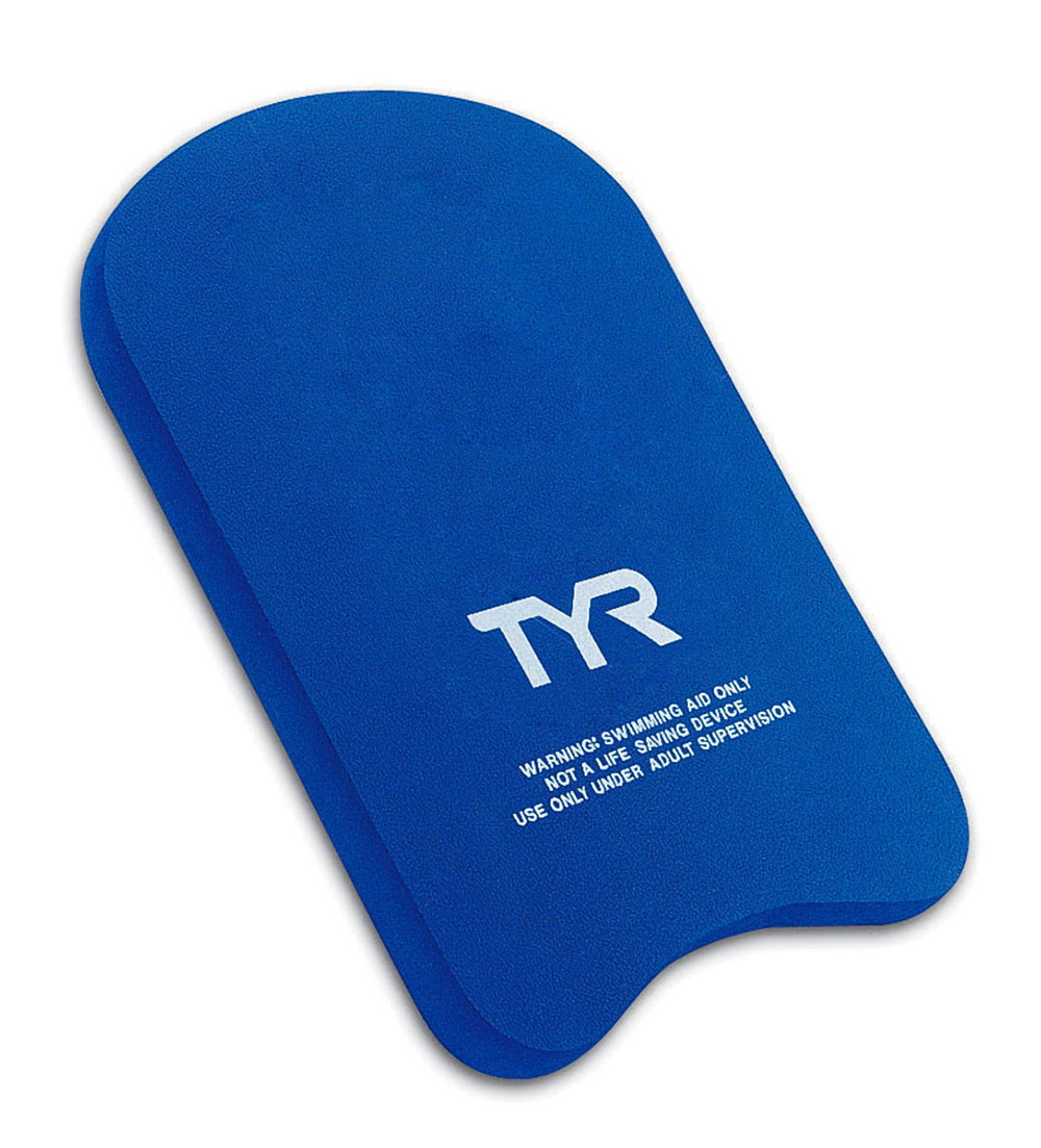 Доска для плавания детская TYR Junior Kickboard LJKB-420, этиленвинилацетат, голубой 1000_1103