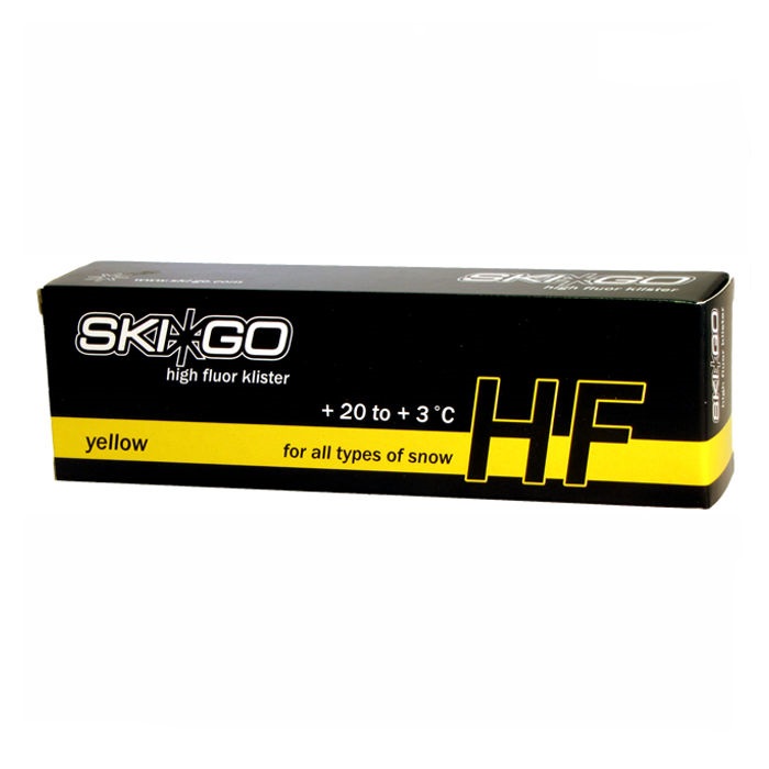 Купить Клистер Skigo 90276 HF Klister Yellow (любой снег в т.ч. глянец) (+20°С +3°С) 60 г,