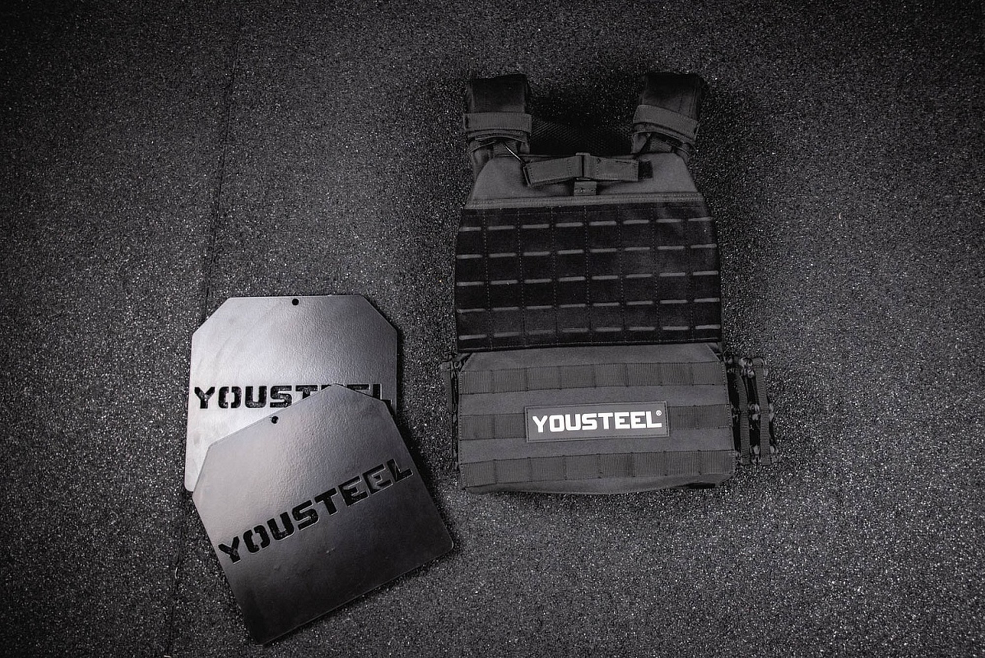 Жилет утяжелитель c плитами, 12 кг YouSteel