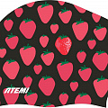 Шапочка для плавания Atemi long hair cap Strawberry shake TLH1SS принт 120_120