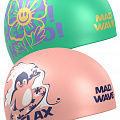 Силиконовая шапочка Mad Wave Reverse Relax M0554 37 0 00W Розовый 120_120