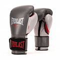 Боксерские перчатки Everlast Powerlock 14 oz серый/красный P00000601 120_120