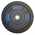 Диск бамперный V-Sport черный 20 кг FTX-1037-20 120_120