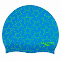 Шапочка для плавания детская Speedo BoomStar Jr 8-08386F302 голубо-зеленый 120_120