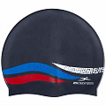 Шапочка для плавания 25DEGREES Russia JR Black, силикон, подростковый 120_120
