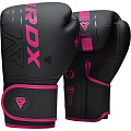 Перчатки тренировочные RDX F6 BGR-F6MP-6OZ розовый 120_120