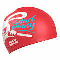 Юниорская силиконовая шапочка Mad Wave Bunny M0574 15 0 00W Красный 120_120