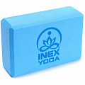 Блок для йоги Inex EVA 3" Yoga Block YGBK3-CB 23x15x7 см, кобальтовый синий 120_120
