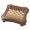 Шахматы резные Haleyan восьмиугольные в ларце 50 120_120