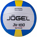 Мяч волейбольный Jogel JV-100 р.5, синий\желтый 120_120