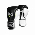 Боксерские перчатки Everlast Powerlock 14 oz черный/белый/зеленый 2200657 120_120