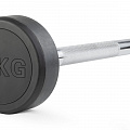 Штанга неразборная обрезиненная 10 кг. Прямой гриф VictoryFit VF-DX4100 120_120