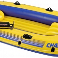 Надувная лодка Challenger 3 Set 295x137x43 см Intex аллюминиевые весла, ручной насос 68370 120_120