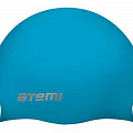 Шапочка для плавания Atemi TC403 тонкий силикон, голубой 120_120