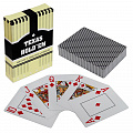 Карты игральные Texas Hold'em 09820 покерные, черная рубашка 120_120