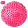 Полусфера массажная круглая надувная Sportex C33513-4 (розовый) (ПВХ) d-16 см 120_120