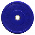 Диск для штанги каучуковый, цветной, d51 20кг Profi-Fit 120_120