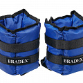 Утяжелители для рук и ног 2 x3 кг Bradex SF 0745 полиэстер, синий 120_120