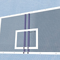 Щит баскетбольный игровой цельный из оргстекла 8 мм, 1800х1050 мм. на металлической раме Гимнаст 2.52 120_120