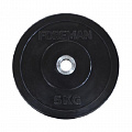 Диск бампированный обрезиненный Foreman D50 мм 2,5 кг FM/BM-2,5 черный 120_120