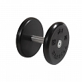 Гантель классик с вращающейся ручкой хром 12 кг MB Barbell MB-FdbEM-B12 120_120