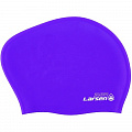 Шапочка плавательная для длинных волос Larsen LC-SC804 фиолетовый 120_120