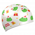 Силиконовая шапочка Mad Wave Happy New Year M0554 66 0 02W Белый 120_120