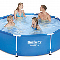 Каркасный бассейн 244х76см, 2930л, фил-насос 1249л/ч Bestway Steel Pro 5614C 120_120