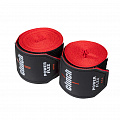 Бинты боксерские 255см Clinch Boxing Hand Wrap Power Flex C239 красный 120_120