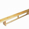 Скамья гимнастическая 4,0 м. с деревянными ногами Дин 120_120